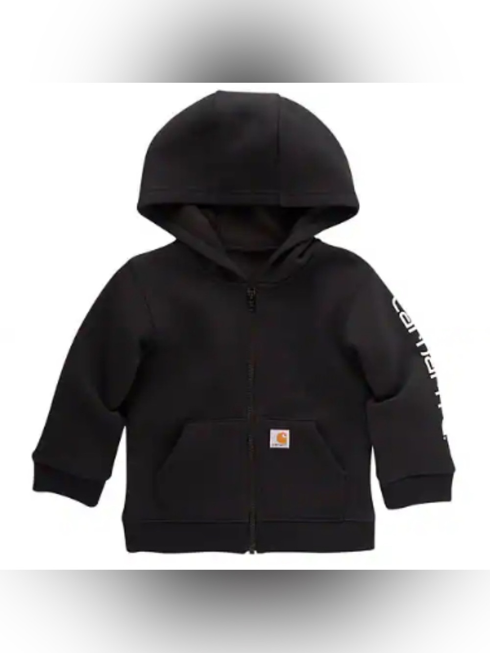Carhartt Toddler Long Sleeve Full-Zip Logo Sweatshirt Hoodie